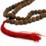 Rudraksha Mala Lánc - Barna