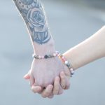 Drágakő Barátság Karkötő - Erő (2db)(Tigrisszem és Fekete Achát)