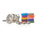 Aromaterápiás Karkötő - Macska és Virágok - 20mm