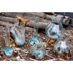 Olvasztott Üveg Fa Alátéten- Whiskey Szett