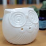 Klasszikus Fehér Aromalámpa - Alacsony Bagoly