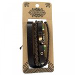 Férfias Karkötő Szettek - Sötét és Vonzó