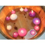 Kicsi Úszógyertya - Rózsaszín (1db)