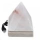 USB Fehér Piramis Sólámpa - 9 cm (színváltós)