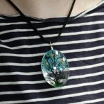 Ékszerek Valódi Virágokkal- Élet Fája Szett - Kék