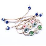 Ékszerek Valódi Virágokkal - Három Virág Karkötő (4db)