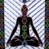 Kézi Festésű Pamut Falidísz - Chakra Buddha