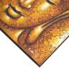 Buddha Festmény - Arany Brokát Hatás 60x80cm