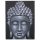 Buddha Festmény - Szürke Brokát Hatás 60x80cm