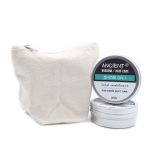 Natúr pamutvászon piperetáska Mini (12x14x7 cm)