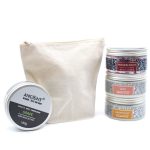 Natúr pamutvászon piperetáska Közepes (18x20x10 cm)