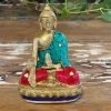 Bronz Buddha Szobor - Amitabha - 9.5 cm