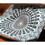 Mandala Táska Kötél Fülekkel - Sötét Türkiz