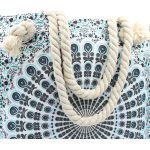 Mandala Táska Kötél Fülekkel - Égszínkék