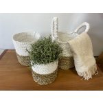 Tengerifű Fonott Kosár- 3db-os szett