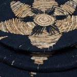 Tengerifű Kosár Dekorációs Szett - Fekete 3db-os