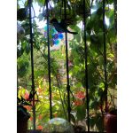 Uszadékfa Kereszt Szélcsengő (Zöld és Lila)