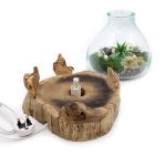 Alávilágított Akvárium Fa Alátéten