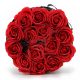 Piros Rózsa Szappanvirágok kerek (14db) 