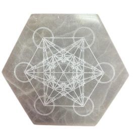   Hexagonális Energetizáló Alátét 18cm - Irány és Döntés