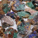 Ásvány Minták - Azúr Malachit (~ 20 darab)