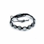 Hematit Shamballa Karkötő - Korongok