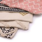 Klasszikus Párnahuzat - Krémszínű Krisz-Krosz - 45x45cm