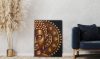 Arany Feles Buddha Mandala 60x80cm
