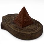 Füstölőpor Tányér - Fekete Lávakő