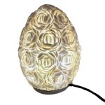 Boho Kagyló Lámpa - Ovális - 20cm