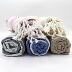 Hammam Spa Törölköző - Kék - 90x170cm