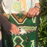 Zöld Kilim Válltáska