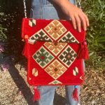 Piros Kilim Válltáska