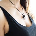 Életfa Nyakék természetes drágakővel- Ametiszt