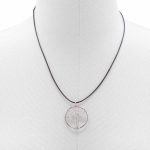 Életfa Nyakék természetes drágakővel- Kőkvarc