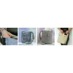 Két zsebes válltáska - természetes - Levendula - nagy