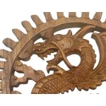 Napsárkány Faragott Falidísz - 30cm