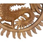 Napsárkány Faragott Falidísz - 30cm