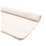 Kicsi Indiai Kézi Szövésű Szőnyeg - 50x90cm - Krém