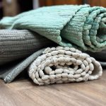 Kicsi Indiai Kézi Szövésű Szőnyeg - 50x90cm - Aqua