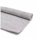 Kicsi Indiai Kézi Szövésű Szőnyeg - 50x90cm - Szürke