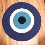 Kerek Evil Eye Szőnyeg 120cm
