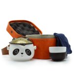 Panda Teáskészlet - Mini teáskanna és két csésze