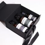 Lapos Ajándékdoboz - Közepes Négyzet (20x18.2x8cm) - Fekete