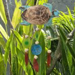 Zöld Teknős és Capiz Szélcsengő