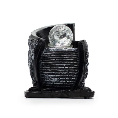 Szoba Szökőkút -15x13x20cm - Víztartály és kristálygolyó