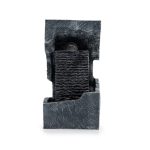 Nagy Szoba Szökőkút - 24x22x48cm - Színváltós kristály golyó tömbbel