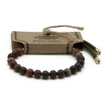 18K Aranyozott Drágakő Karkötő - Picasso Jáspis