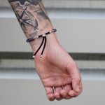 925 Ezüstözött Drágakő Karkötő - Ametiszt