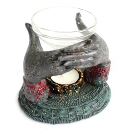   Antik Stílusú Buddha - "Kínáló Kezek" Aromalámpa